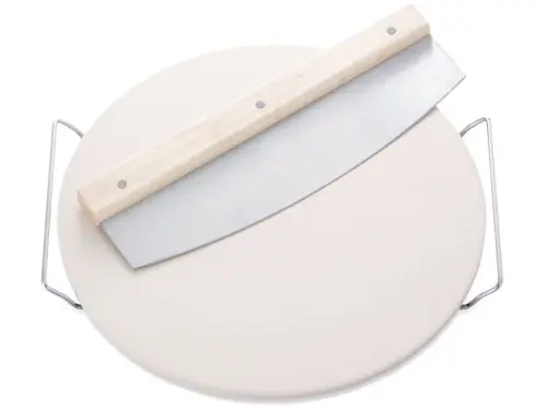 Leifheit Ceramiczny kamień do pizzy z nożem-14985