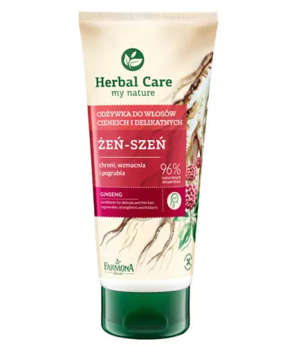 Herbal Care Odżywka do Włosów Cienkich i Delikatnych + Żeń Szeń 200ml-14287