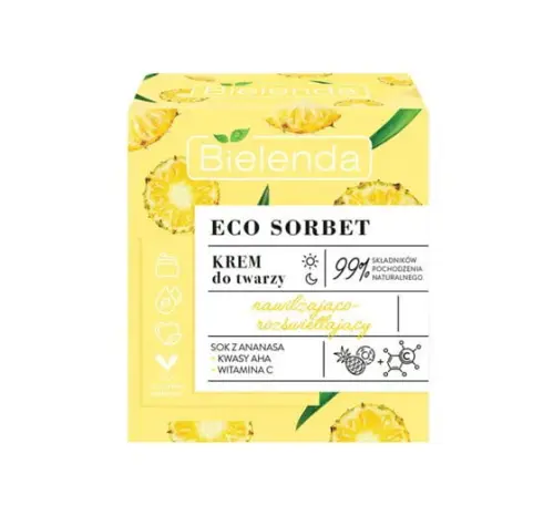 Bielenda Eco Sorbet Krem do twarzy Nawilżająco Rozświetlający 50 ml-15426