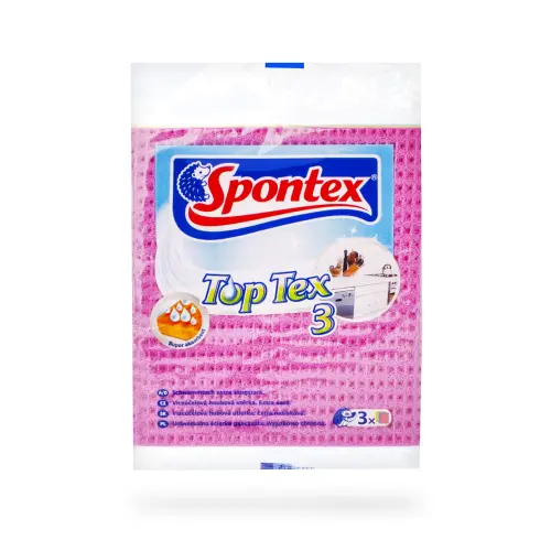 Spontex Top Tex Ścierki kuchenne gąbczaste 3 szt-15556