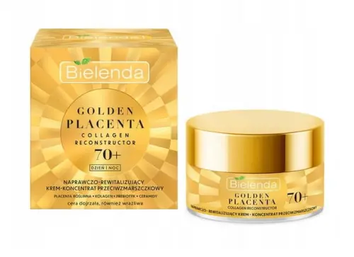 Bielenda Golden Placenta Naprawczo-Rewitalizujący Krem-Koncentrat przeciwzmarszczkowy 70+ 50 ml-18255