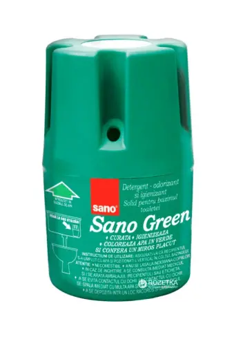 Sano Green Środek czyszcząco-barwiący do spłuczki WC 150 g-18712