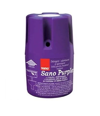 Sano Purple Środek czyszcząco-barwiący do spłuczki WC 150 g-18710