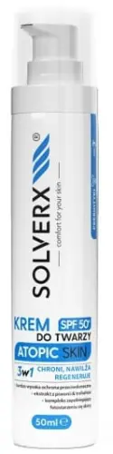 SOLVERX krem do twarzy SPF50 Atopic Skin -19183
