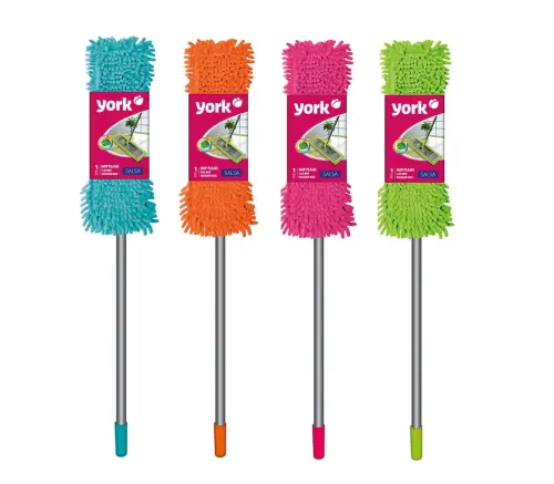 York Mop Płaski Salsa z trzonkiem teleskopowym 1 szt MIX KOLOR ( 8130 )-21740