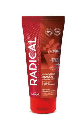 Radical Maska do włosów Keratyna Miłorzęb 100 ml-21795