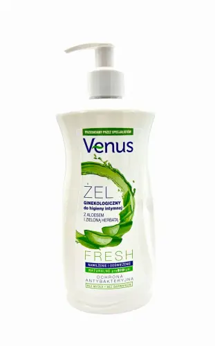 Venus Żel ginekologiczny Aloes i Zielona herbata 500 ml-22046