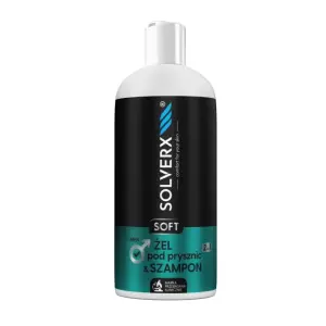 SOLVERX MEN SOFT  Żel pod prysznic i szampon 2w1