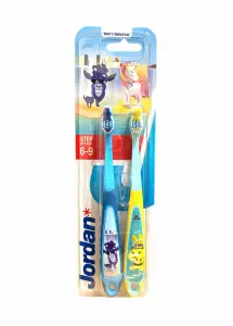 Jordan Szczoteczka do zębów Step by Step 6-9 Soft Dla chłopca