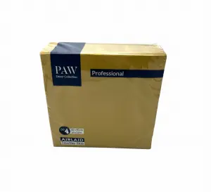 Paw Serwetki z Airlaid Złote 40x40 cm 50 szt