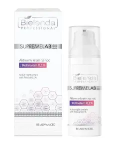 Bielenda Professional SupremeLab Re-advanced Aktywny krem na noc z Retinalem 0,1% 50 ml