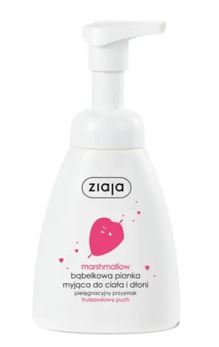 Ziaja Marshmallow Bąbelkowa pianka myjąca do ciała i dłoni 250 ml-24886