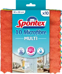 SPONTEX Microfibre Multi Ściereczki uniwersalne 10 szt