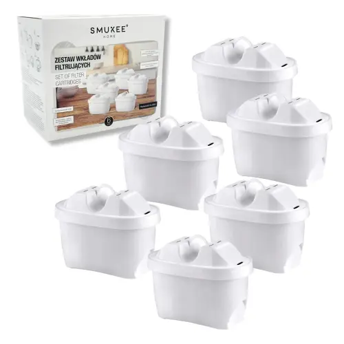 SMUKKE HOME zestaw wkładów filtrujących 6 szt -25102