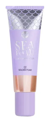BELL Sea Foam Płynny Rozświetlacz do Ciała 02 Golden Foam 20g-25172
