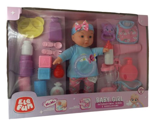 ELEFUN interktywny bobas z akcesoriami -25136