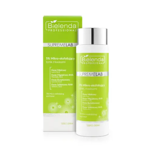 BIELENDA SupermeLab 5% Mikro-eksfoliujący tonik 200 ml-25716