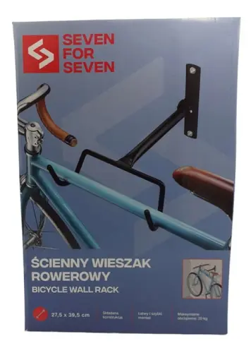 Seven for seven Wieszak ścienny na rower, 27,5 x 39,5 cm -26070