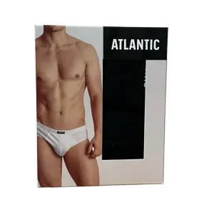 ATLANTIC Majtki męskie 2-pak czarne XXL