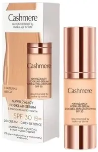 CASHMERE Nawilżający podkład SPF 30 Natural Beige