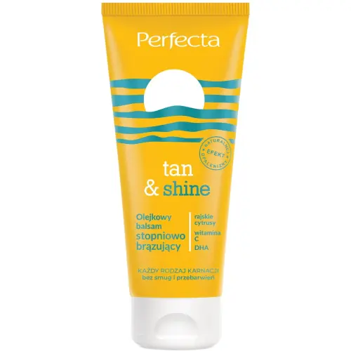 PERFECTA Tan&amp;Shine Olejkowy balsam brązujący 200 ml-26530