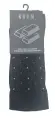KRAM Natura Medica Skarpety za kostkę Szare w biało-bordowe kropki  rozm. 39-42-26637