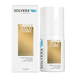 SOLVERX Beauty Gold krem do twarzy i pod oczy 30ml