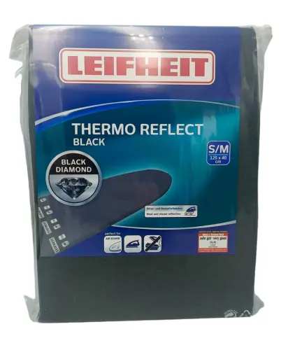 Pokrowiec na deskę do prasowania Thermo Reflect S/M Czarna 125x40cm -27072