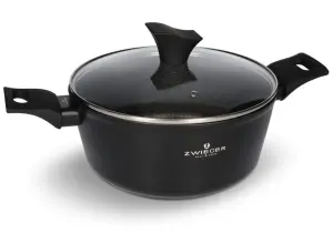 ZWIGER Garnek Czarny 24 cm Gabro
