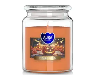 AURA Duża Świeca zapachowa Halloween 500g