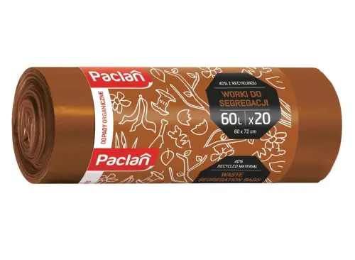 PACLAN worki do segregacji  BIO 60 L 20 szt-27685