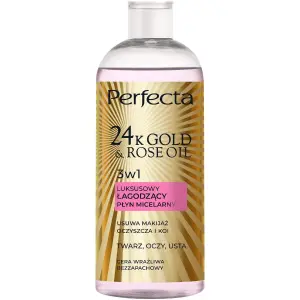 PERFECTA 24K Gold Łagodzący płyn micelarny 400 ml