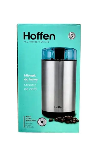 HOFFEN Młynek do kawy srebrny 150w 50g-27770