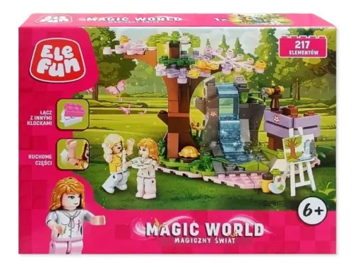 ELEFUN Klocki Magiczny świat 217 elementów, model 8823-27858