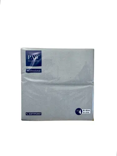 PAW Serwetki SoftPoint 38x38 cm 50 szt Szare -28577