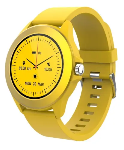Smart Watch z pomiarem aktywności Żółty -28373