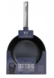 SKOTTSBERG Carbon Steel 24 cm - patelnia / wok ze stali  węglowej
