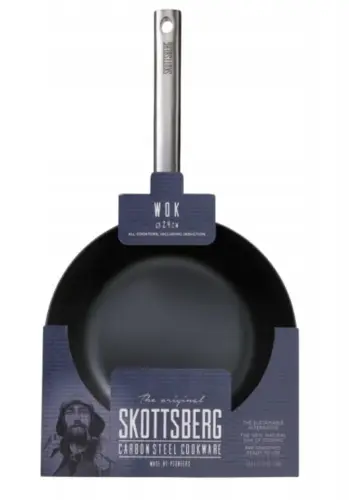 SKOTTSBERG Carbon Steel 24 cm - patelnia / wok ze stali  węglowej-28620