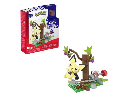 ZAB Mattel Pokemon Klocki  Pikachu 84 pcs -28675