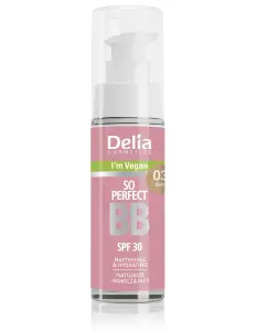 DELIA  Krem BB So Perfect SPF 30, 03 DARK