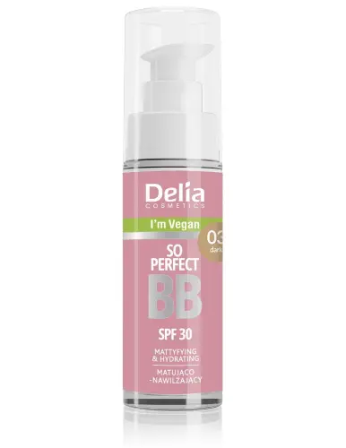 DELIA  Krem BB So Perfect SPF 30, 03 DARK-26822