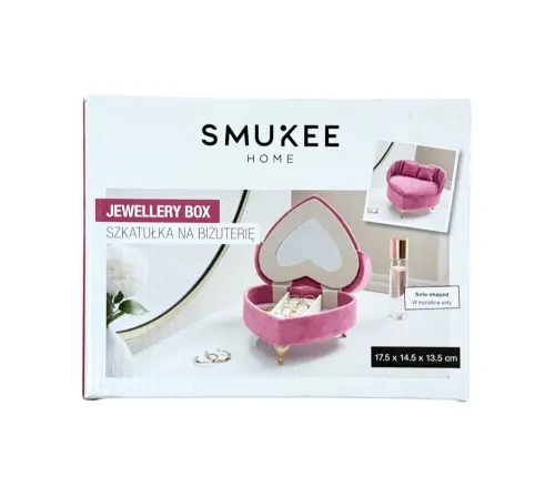 SMUKEE Szkatułka na biżuterię Serce -28952