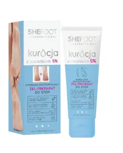 SHEFOOT Lekki deodoryzujący żel-preparat do stóp 5% mocznika 