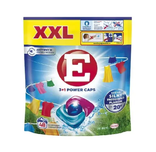E Kapsułki do prania Power Caps 48 szt -28947