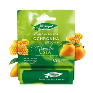 HERBAPOL Pomadka ochronna Wosk Pszczeli SPF 30