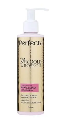 Perfecta 24K Gold&amp;Rose Oil Luksusowy Krem do rąk, 195ml-26381