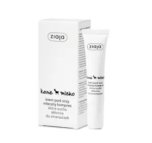ZIAJA Kozie Mleko Krem pod oczy Mleczny Kompres 15 ml 