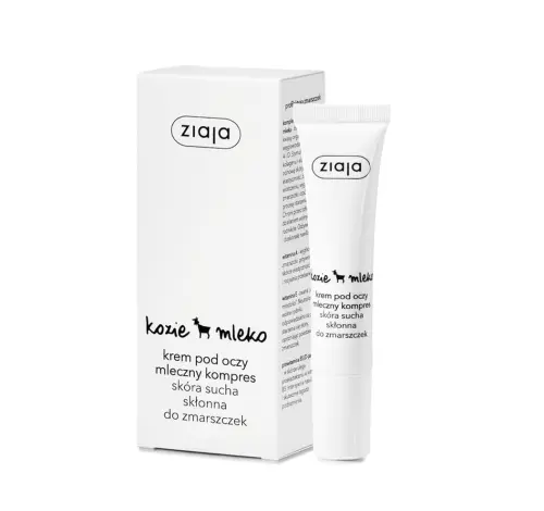 ZIAJA Kozie Mleko Krem pod oczy Mleczny Kompres 15 ml -29156