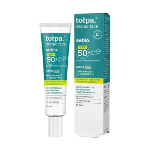 TOŁPA Sebio Krem SPF 50+ Krem CC 40 ml -29318