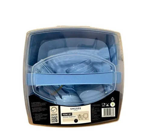 SMUKEE Zestaw Piknikowy Niebieski 32 pcs -29495